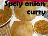 Spicy onion curry recipe