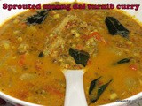 Sprouted Green-gram Turnip curry i Molike Hesarkalu Navilkosu kutu