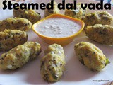 Steamed dal vada i Habe vade recipe