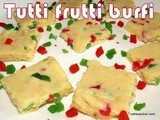 Tutti fruity burfi