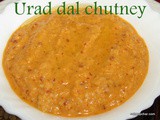 Urad Dal chutney i Uddina Bele chutney