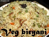 Veg biryani recipe