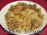 Yakhni Biryani