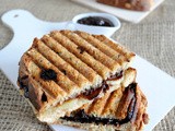 Chocolate and Fruit Toasties (Using Spelt Muesli and Raisin Bread)