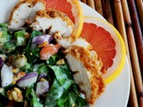 Crunchy Chicken Salad with Honey-Grapefruit Dressing