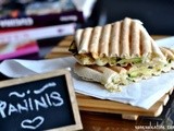 Grilled Eggplant and Courgette Paninis