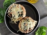 Spinach & Dried Tomatoes stuffed Mushrooms