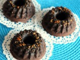 Sugar-Free Chocolate Mini-Bundt Cakes #SugarFreeNovember Recipe