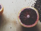 Blood orange + chocolate muffins with cacao nibs {and almond flour}