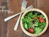 Honey + grapefruit salad