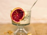 No-churn blood orange ice cream