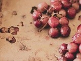 Roasted grapes