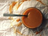 Salted caramel sauce with bourbon