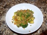 Coconut curry lentils