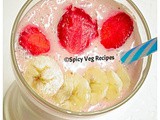 Banana & strawberry Smoothie Recipe