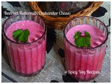 Beetroot Buttermilk (Chukandar Chaas)