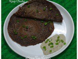 Ragi/Finger millet Cheela