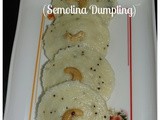Rava Idli (Semolina Dumpling)