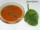 Basale Sambar Recipe