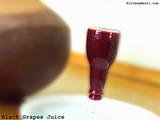 Black Grapes Juice Recipe