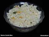 Butter Garlic Rice Recipe - Leftover Special