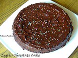 Eggless Chocolate Cake Recipe