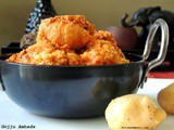 Gojju Ambade / Black Lentil Fritters in Coconut Gravy Recipe
