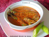 Hyderabadi Mirchi ka Salan Recipe