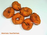 Medu Vada / Urad Dal Wada Recipe