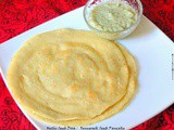 Methi Seeds Dosa / Menthe Dose / Fenugreek Seeds Pancake Recipe