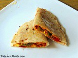 Paneer ( Cottage Cheese ) Quesadilla Recipe