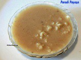 Paradi Payasa Recipe