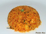 Potato Rice Recipe ( Aloo Rice Masala )