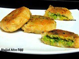 Stuffed Aloo Tikki ( Potato croquette ) Recipe