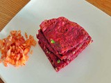 Stuffed Beetroot Paneer Paratha Recipe