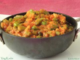 Veg Kadai Recipe - Restaurant / Hotel Style