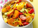 Heirloom Tomato and Zucchini Salad
