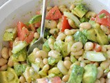 White Beans and Avocado Salad