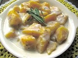 Acorn Squash in Sage Cream Sauce