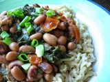 Black-Eyed Peas and Turnip Greens