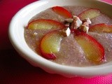 Danish Rye Porridge with Plums