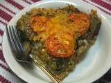 Eggplant Wheat Germ Pie