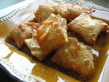 Honey Cream Cheese Wontons