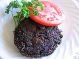 Mushroom tvp Burgers