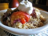 Peach Blueberry Crumble