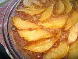 Pear Upside Down Wheat Cake