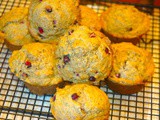 Pumpkin Pomegranate Muffins