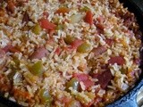 Spanish Veggie Dog Casserole