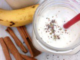 Chai Spiced oats banana smoothie