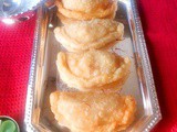 Mawa Gujiya recipe | Karanji recipe | Sweet dumplings recipe